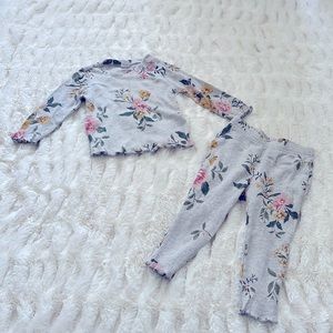 Baby girl thermal set size 18-24 months.